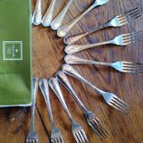 Lot de 12 fourchettes de table Christofle - modèle Spatours X 12
