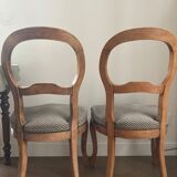 Set of 4 Louis-Philippe style chairs