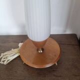 Old vintage tripod lamp with compass base