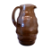 Blown glass pitcher, smoked "Art-déco"