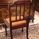 19th century mahogany office chair and Louis XVI-style bronze ornaments