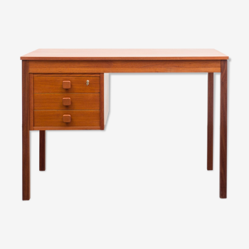 Bureau danois, vintage, teck, restauré