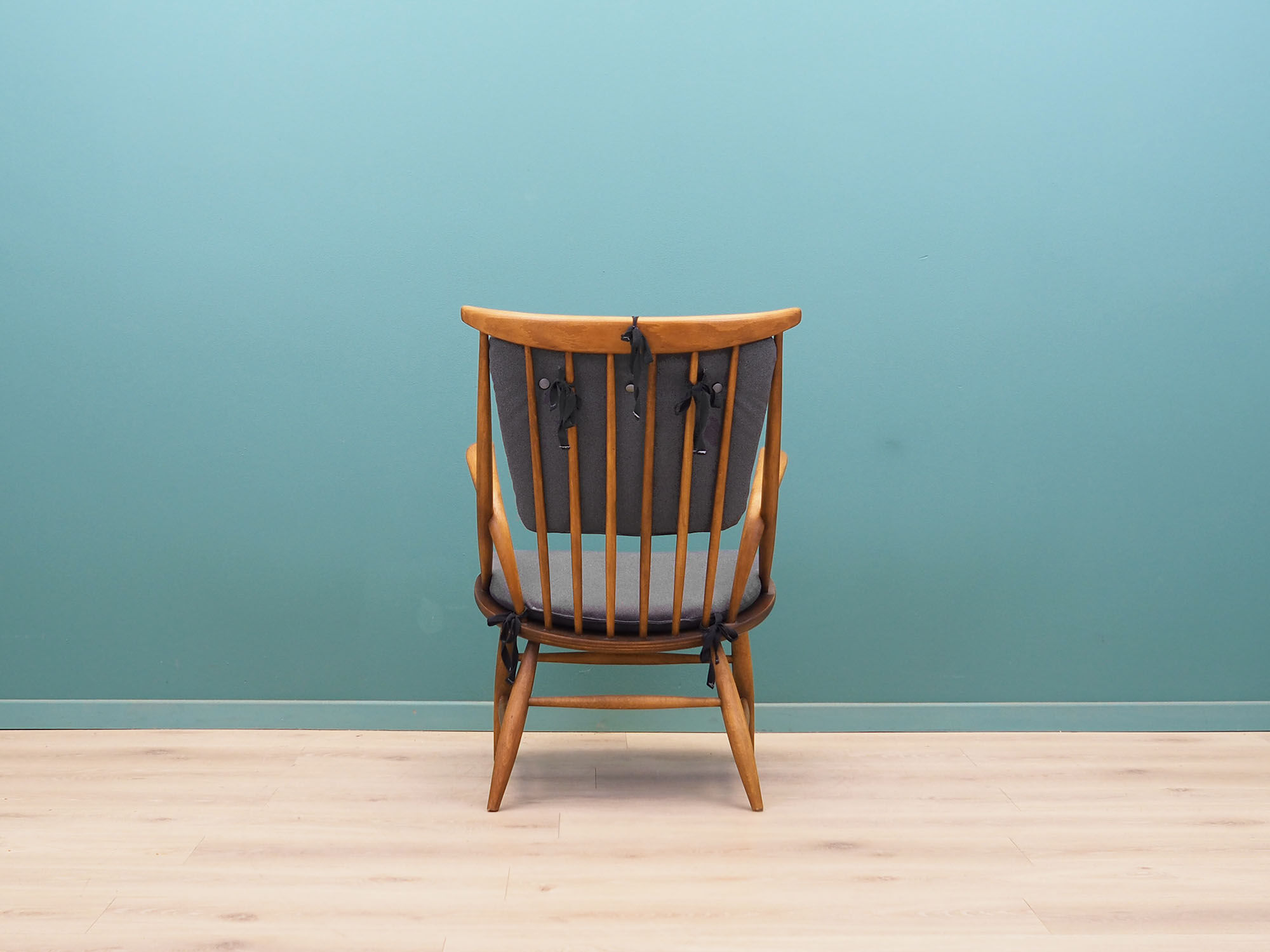 Chaise danoise en hêtre par  Illum Wikkelsø pour Niels Eilersen, années 1960