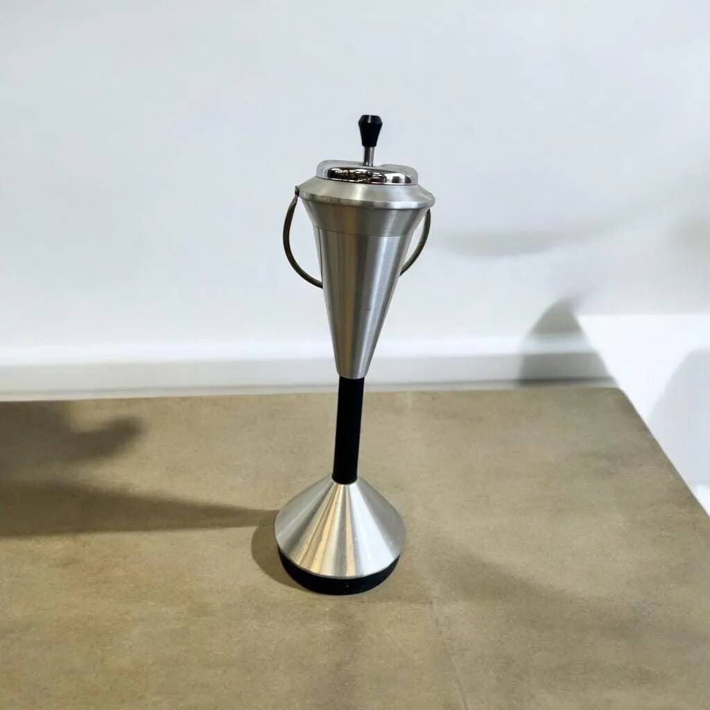 Vintage chrome stand ashtray / floor ashtray