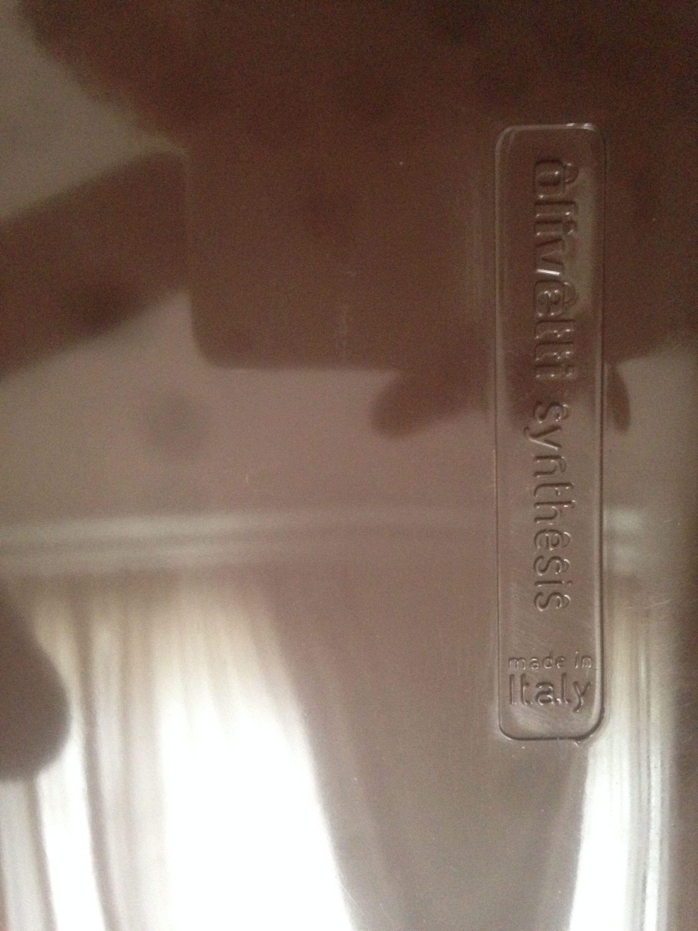 Brown Chair in metal and plastic by Ettore Sottsass for Olivetti Synthesis