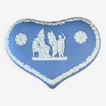 Boite biscuit anglais Wedgwood forme coeur