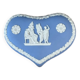 Wedgwood heart-shaped English biscuit box