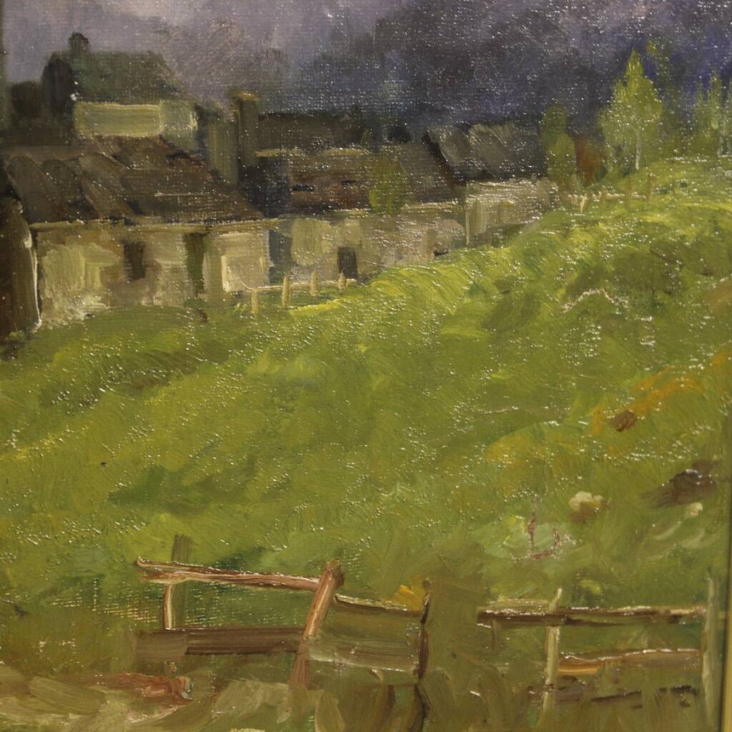 Antique landscape signed G. Mariani from 19th century