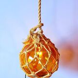 Floating fishing net lamp, diameter 20 cm.
