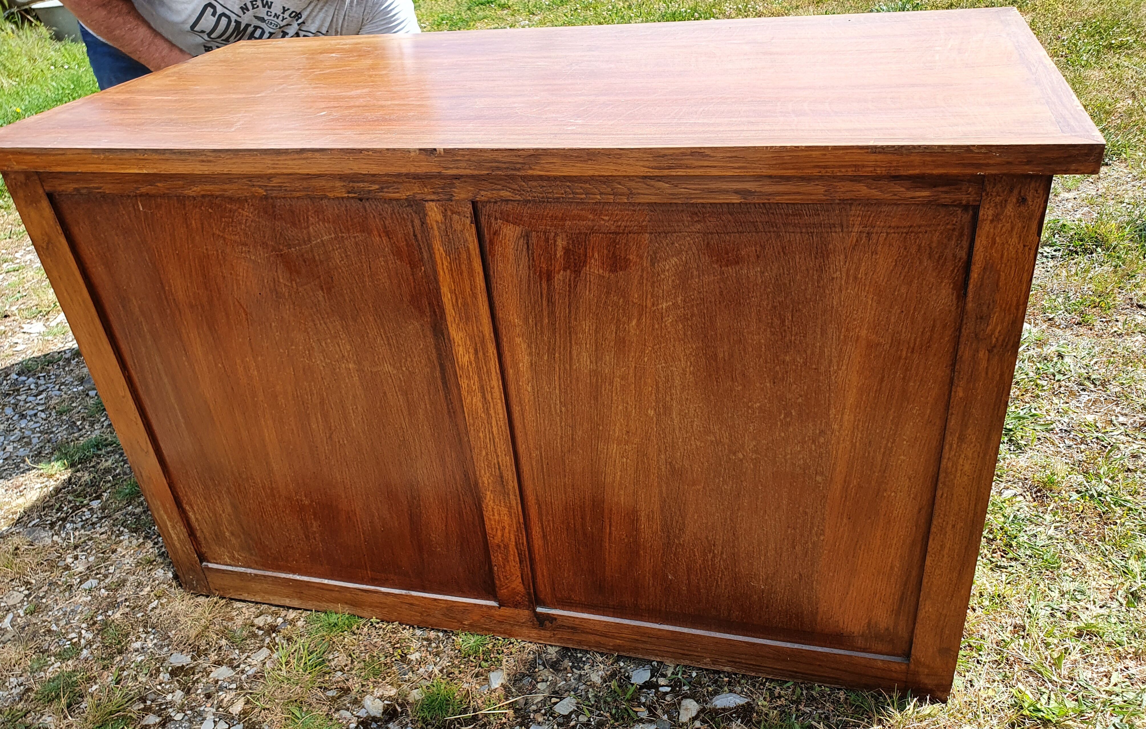 Vintage 2-pedestal teachers' desk