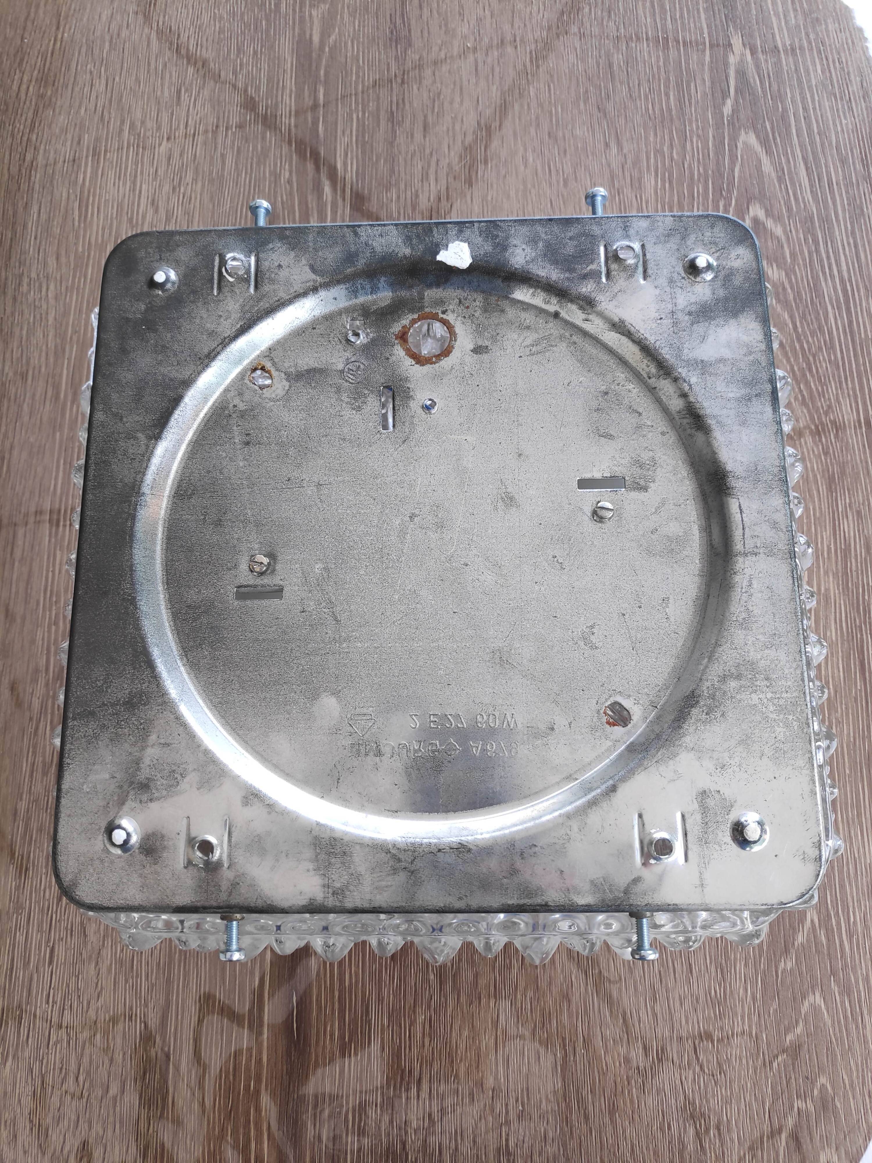 Large square ceiling light Limburg A679