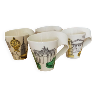 City of the World Villeroy and Boch collection mugs.