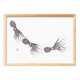 Framed art print "imprint of a school of octopuses"