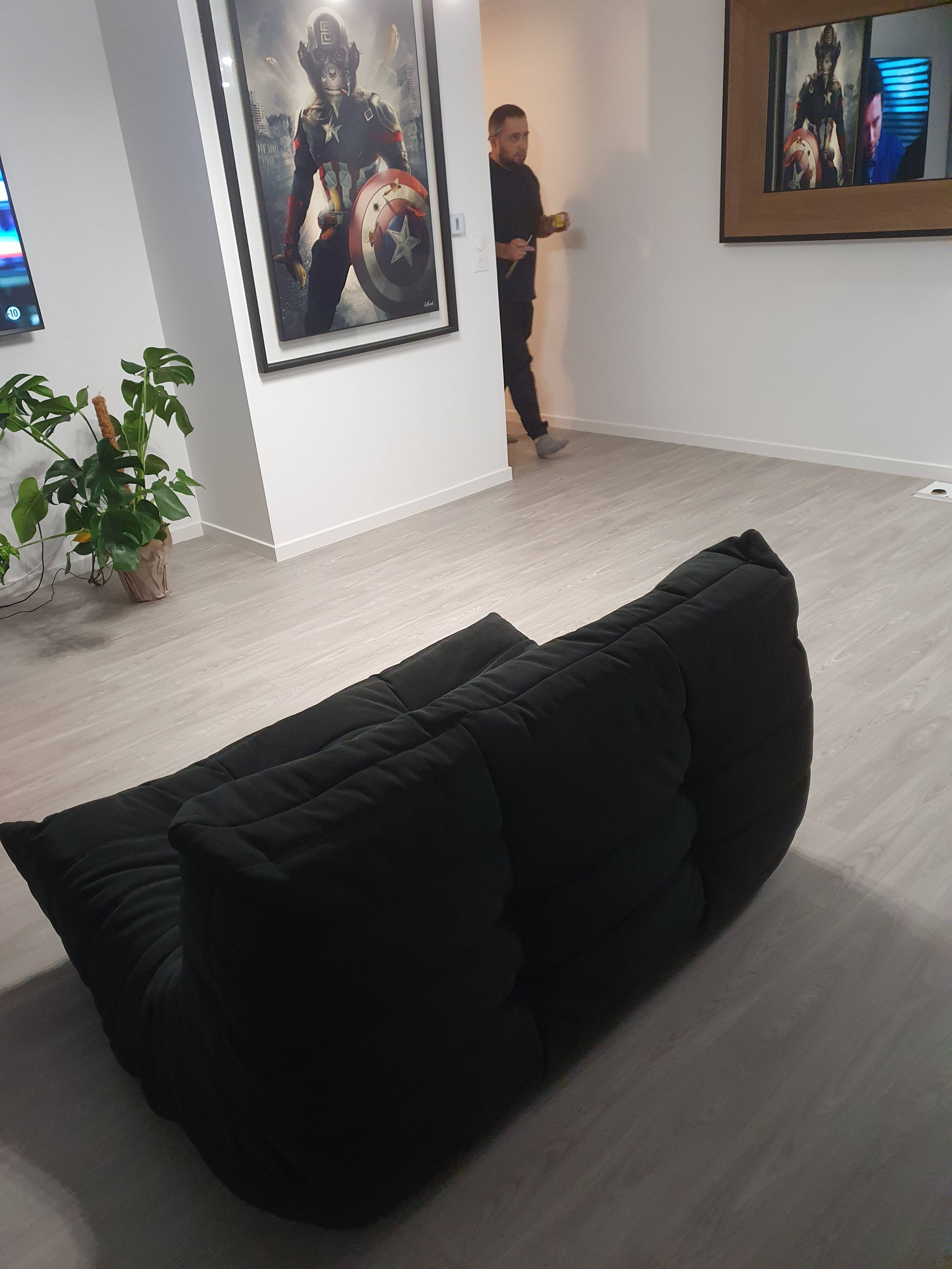 Canapé Togo Ligne Roset - 2 places - design Michel Ducaroy