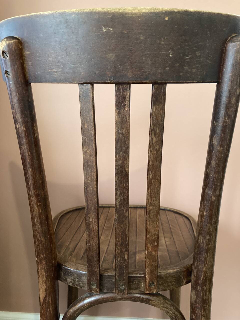 Lot de 3 chaises bistrots anciennes