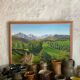 Tableau huile sur toile ancien