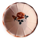 Antique Digoin Sarreguemines Frégate model dish with pink floral decoration