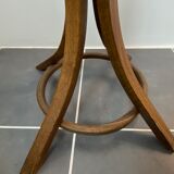 Coat rack parrot swivel Baumann bistro style 1960 curved wood