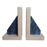 2 Stone Bookends – Art Deco Minimalist Design, France, c. 1930s–1950s