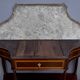 Console in mahogany and marble, Louis XVI period – late 18th century.