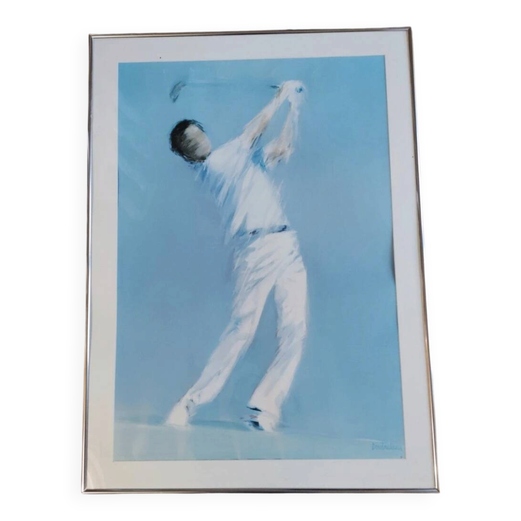 Tableau the golfer from Doutreleau