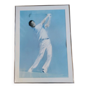Tableau the golfer from Doutreleau