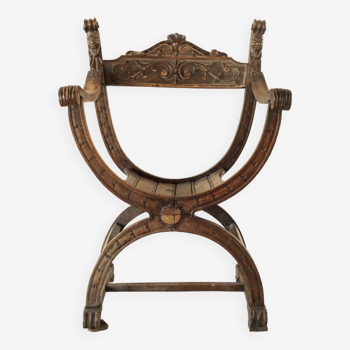 Wooden chair 1900 dagobert.