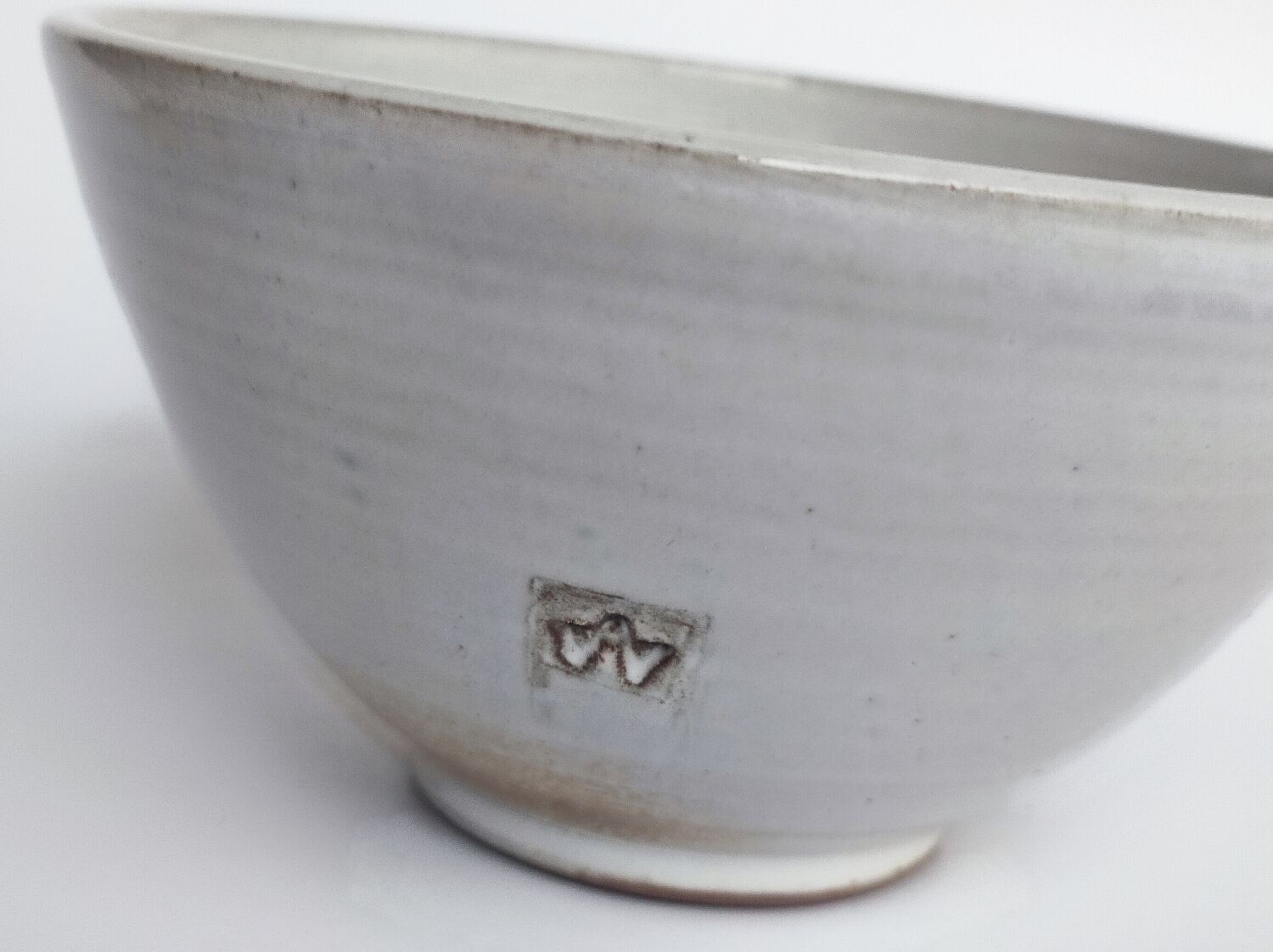 Signed stoneware bowl