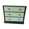 Green chest of drawers 3 drawers