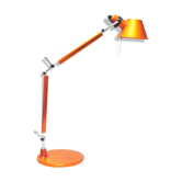 Lampe Tolomeo micro orange Michele de Lucchi Artemide