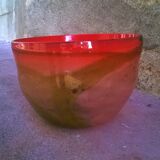 Vintage handmade glass vase