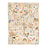 Embroidered Afghan kilim 198 x 145 cm