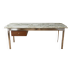 Bureau Knoll design marbre blanc
