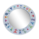 Vintage Mozaik mirror. Children mirror, Childsroom mirror tiles.