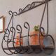 Jardinière murale années 70 en fer forgé