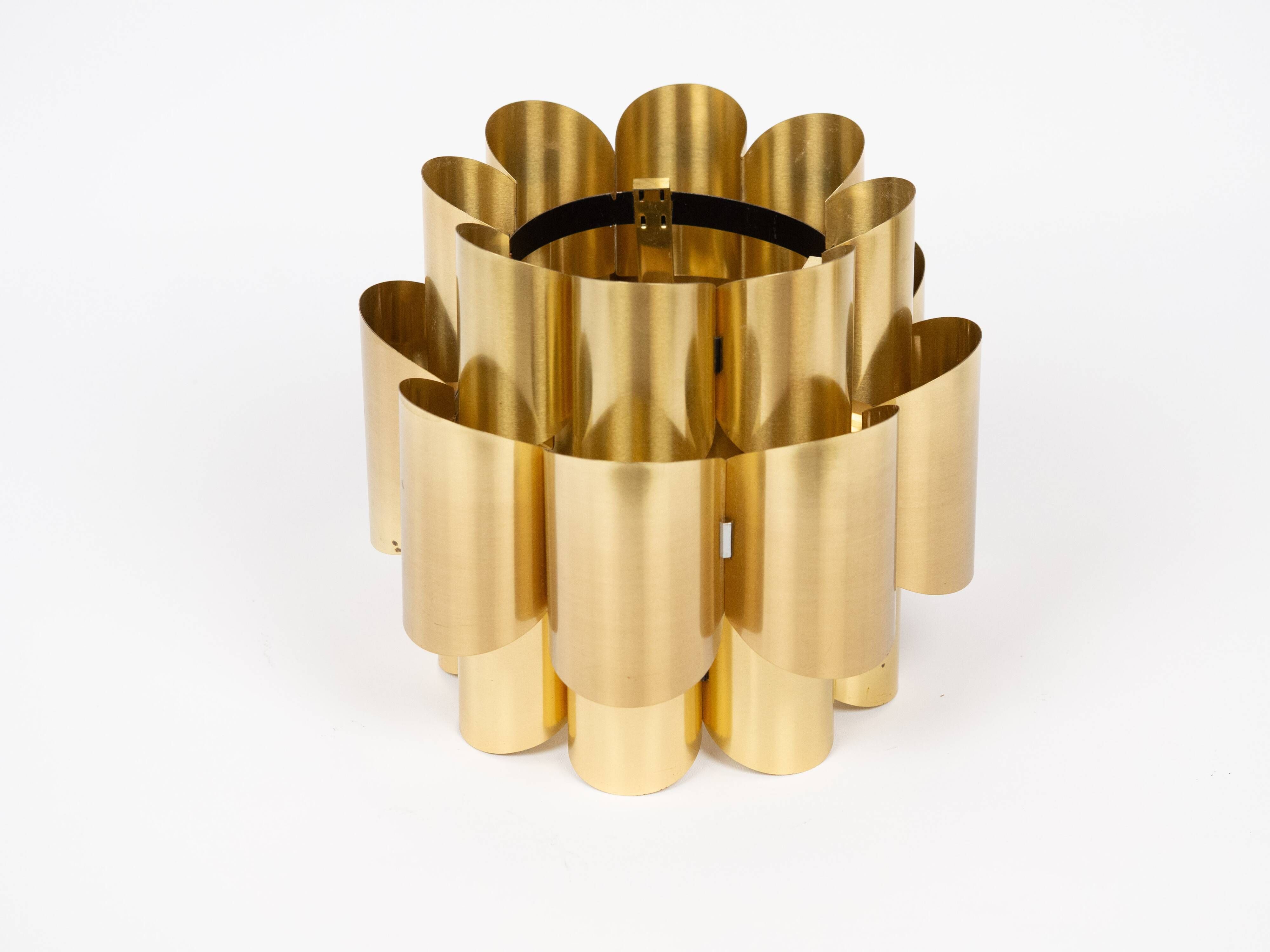 Pair of 2 Danish vintage pendant lamps by Werner Schou, 1960s