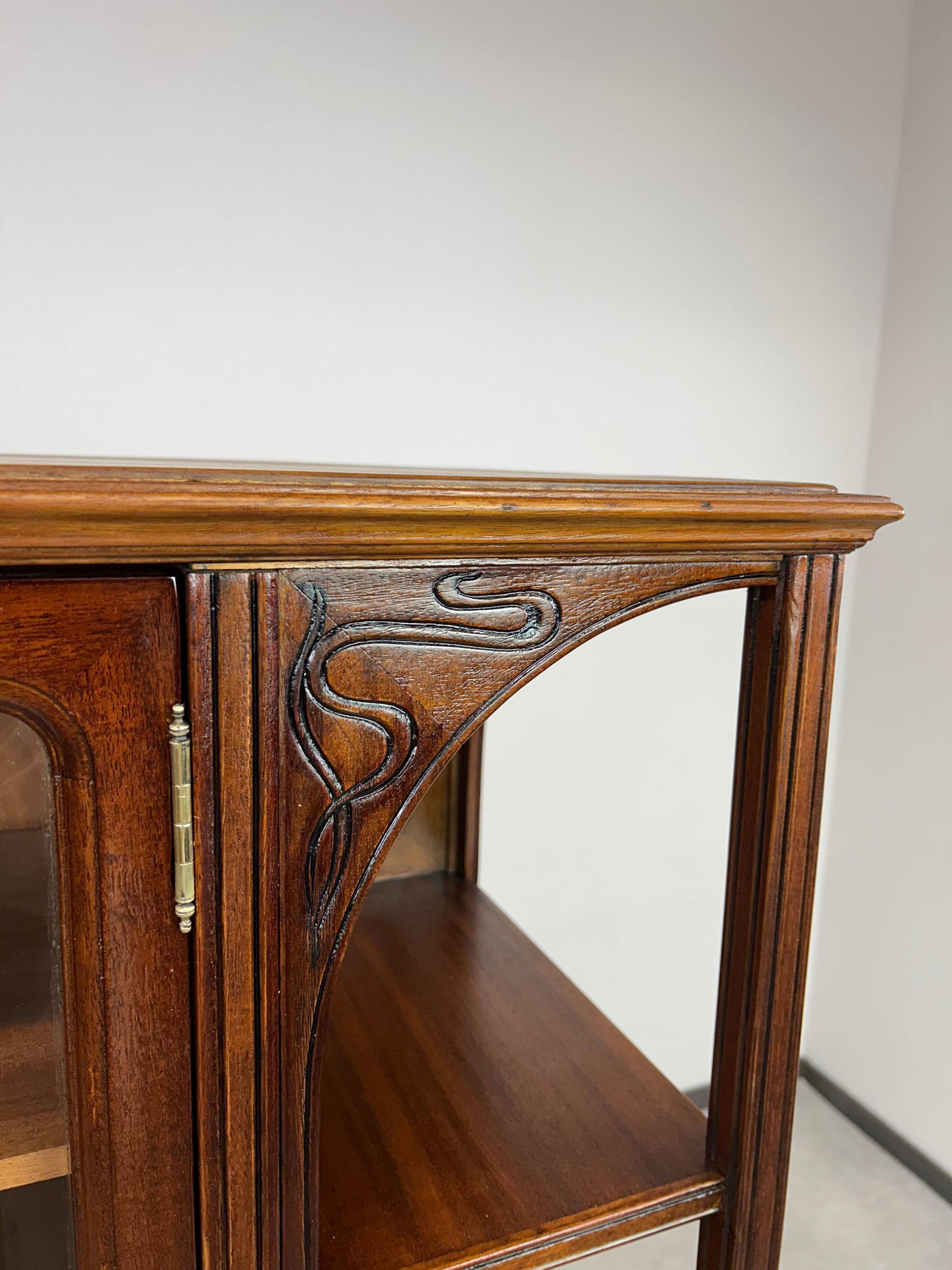Art Nouveau display cabinet