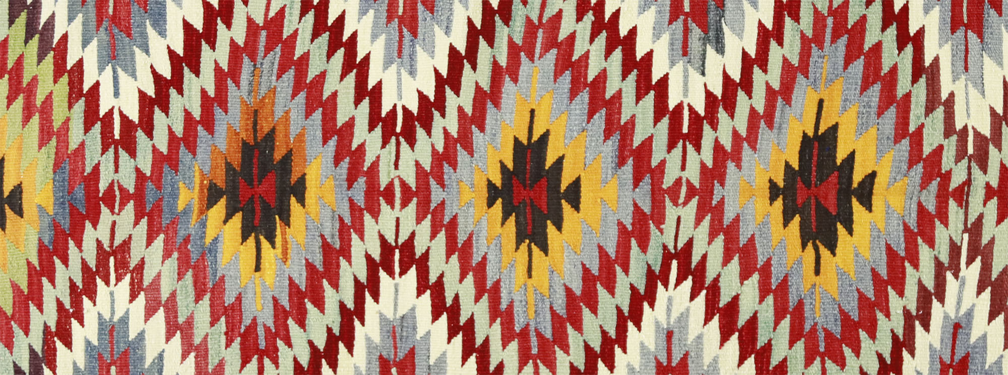 Anatolian handmade kilim rug 183 cm x 135 cm