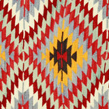 Anatolian handmade kilim rug 183 cm x 135 cm