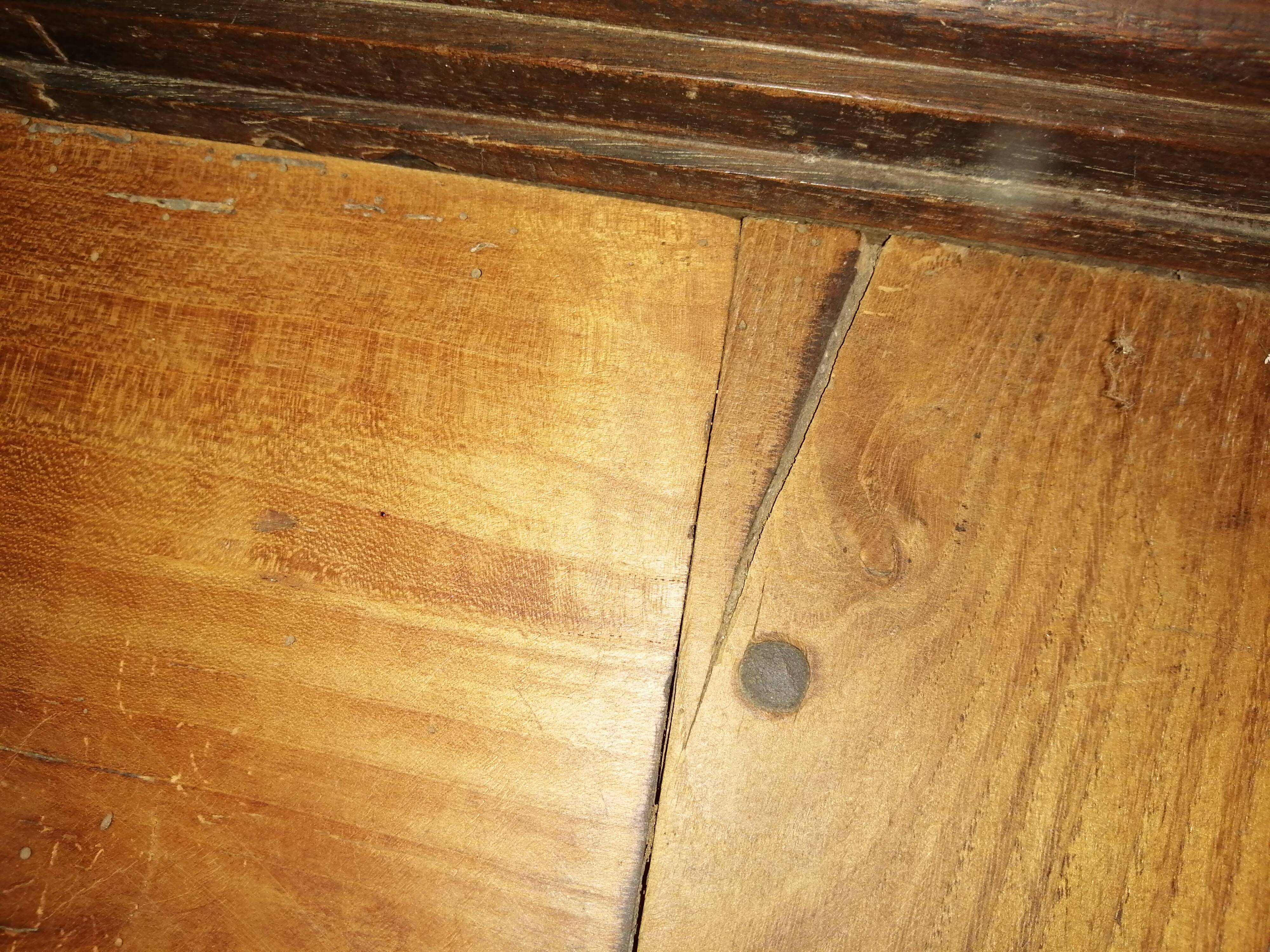 French Oratory prayer storage cabinet in walnut