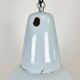 Industrial Grey Enamel Pendant Lamp, 1960s