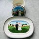 Villeroy & Boch trinket dish and candy dish with naive Laplau decoration