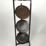 Door plates folding mahogany