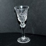 et of 5 diamond cut crystal liqueur glasses