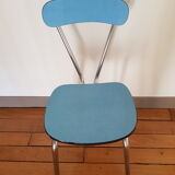 Blue formica chair
