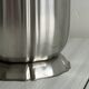 Guy Degrenne champagne bucket in 18/10 stainless steel