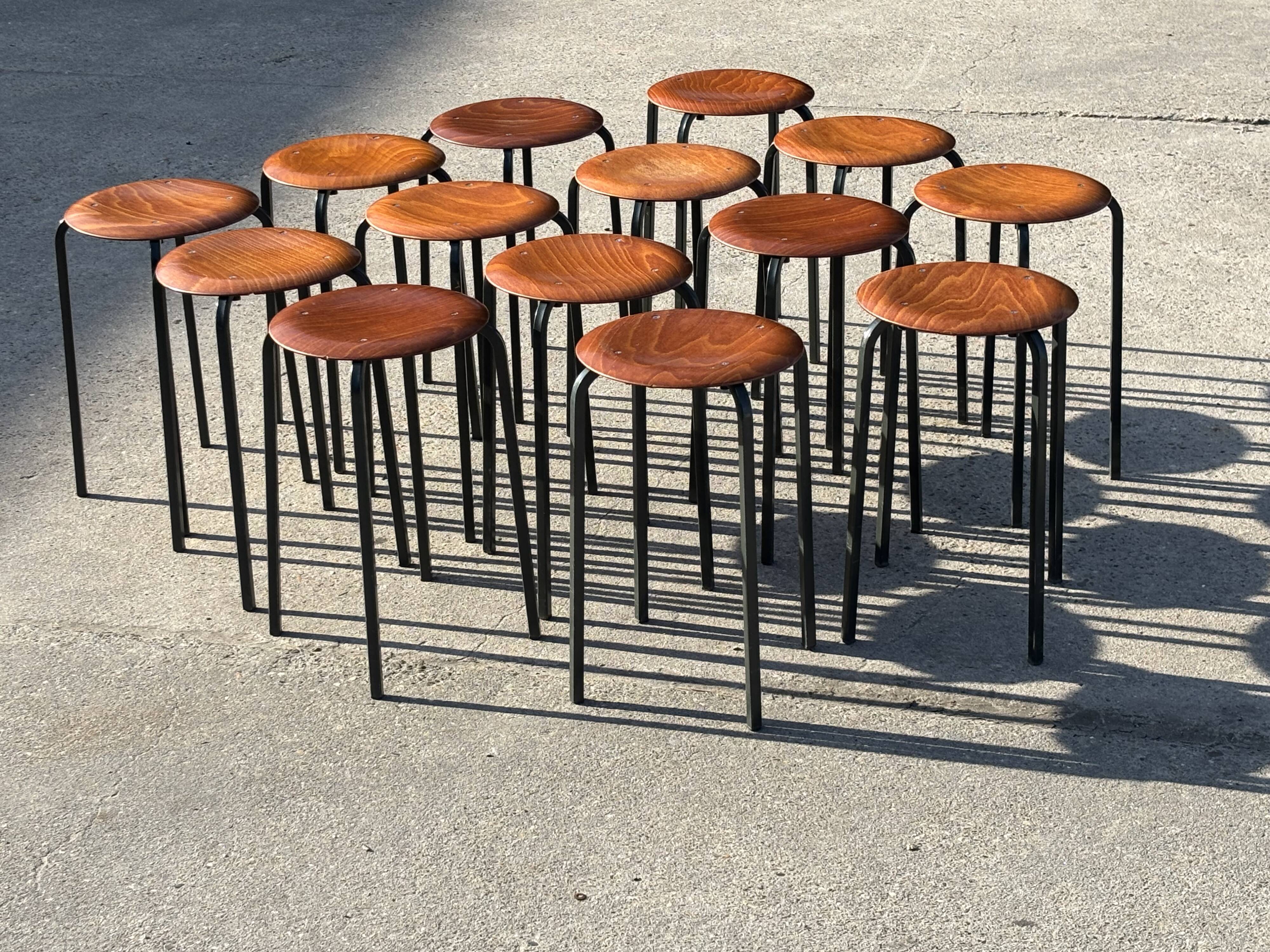 Vintage stool - Eromes Marko - 60s minimalist dutch design