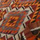 3x10 Red & Blue Kilim Runner Rug, 82x295Cm