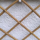 Vintage rattan wall shelf