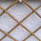 Vintage rattan wall shelf